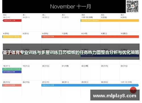 基于体育专业训练与多层训练日历模板的任务热力图整合分析与优化策略